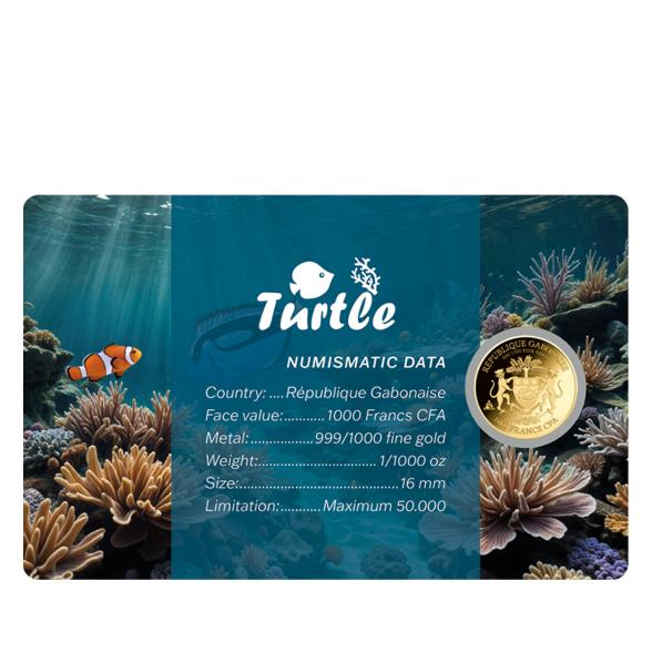 Coincard "Turtle" 1/1000 oz. Feingold - 113277700000 - 2 - 588px