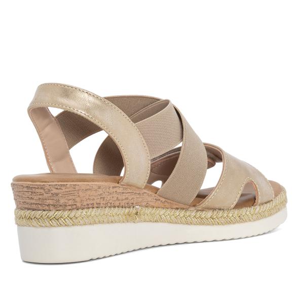 TOPWAY COMFORT Damensandalen gold 36 - 113325700001 - 2 - 588px
