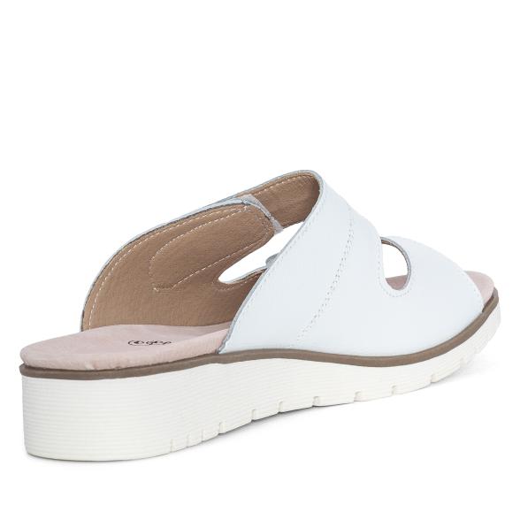 Chiara Gradi Damenpantoletten weiß mit Bumenmuster 36 - 113389000001 - 2 - 588px