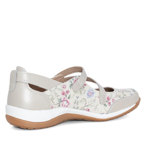 Chiara Gradi Damenslipper creme mit Blumenmuster 36 - 113390300001 - 2 - 588px
