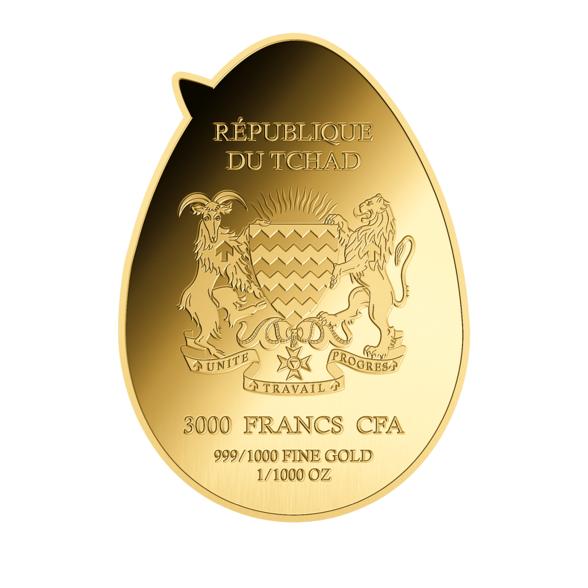 Shape Gold-Münze "Osterei" 1/1000 oz. - 113477100000 - 2 - 588px