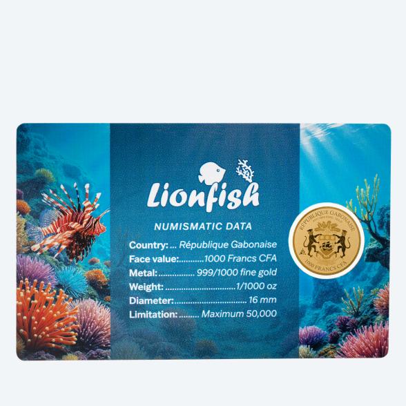 Coincard "Lionfish" 1/1000 oz. - 113485800000 - 2 - 588px