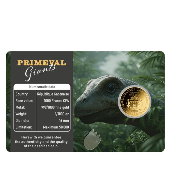 Coincard "Primeval Giants - Brachiosaurus" - 113486500000 - 2 - 588px