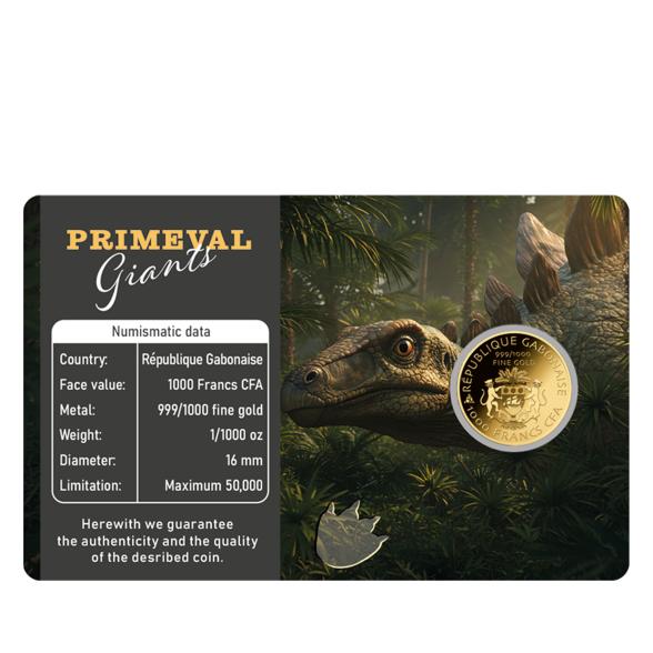 Coincard "Primeval Giants - Stegosaurus" - 113486700000 - 2 - 588px