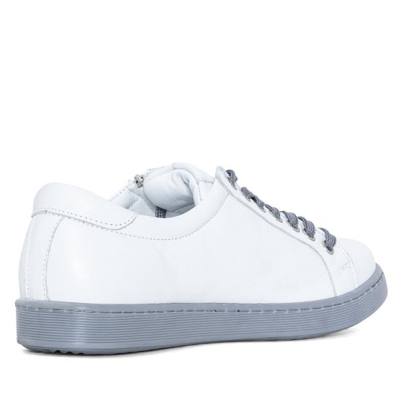Andrea Conti Damen Ledersneaker weiß/grau 36 - 113567100001 - 2 - 588px