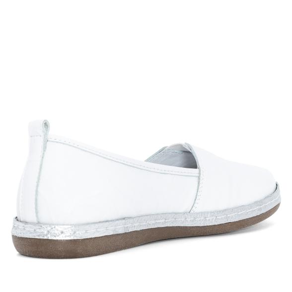 Andrea Conti Damen Lederslipper weiß/silber 36 - 113580100001 - 2 - 588px
