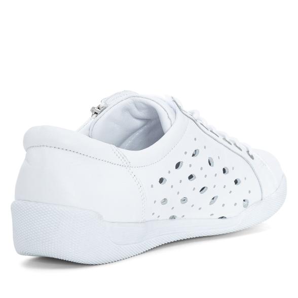 Andrea Conti Damen Lederschnürer weiß 36 - 113580700001 - 2 - 588px