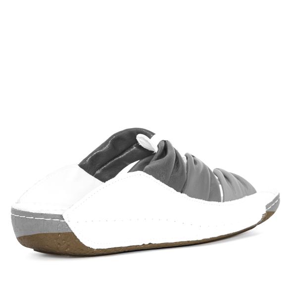 Andrea Conti Damen Lederpantolette weiß/blau 36 - 113581300001 - 2 - 588px