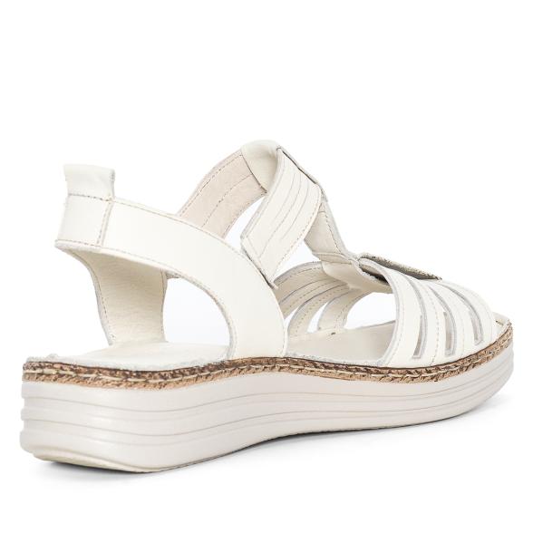 Andrea Conti Damen Ledersandalen creme 36 - 113582400001 - 2 - 588px