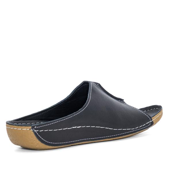 Andrea Conti Damen Lederpantoletten schwarz 36 - 113582800001 - 2 - 588px