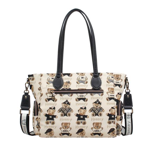 Henney Bear Schultertasche creme/dunkelblau - 113624000000 - 2 - 588px