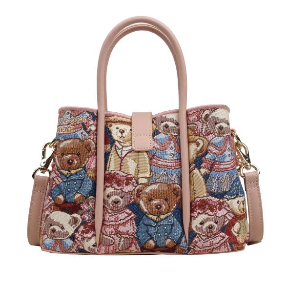 Henney Bear Henkeltasche rosa/gemustert - 113625000000 - 2 - 588px