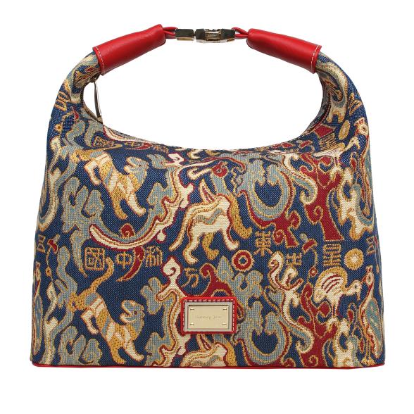 Henney Bear Umhängetasche rot/gemustert - 113626400000 - 2 - 588px