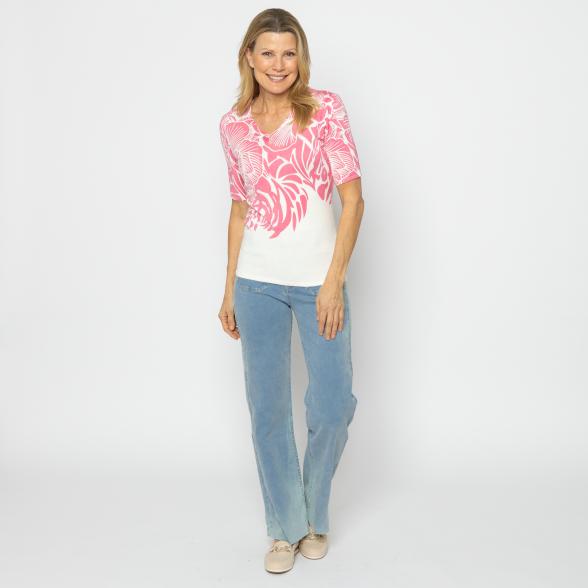 MILANO Design Damen-Pullover rosa/offwhite 36/38 - 113635100001 - 2 - 588px