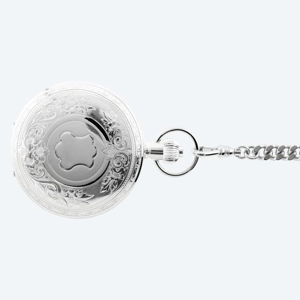 Jean Marcel Taschenuhr "Planum" silber-weiß - 113643300000 - 2 - 588px