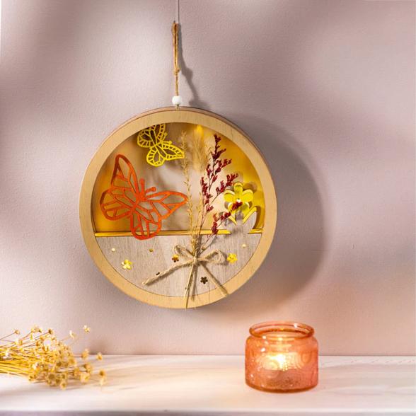 LED-Hängedekoration 2tlg. Schmetterling - 113657900000 - 2 - 588px