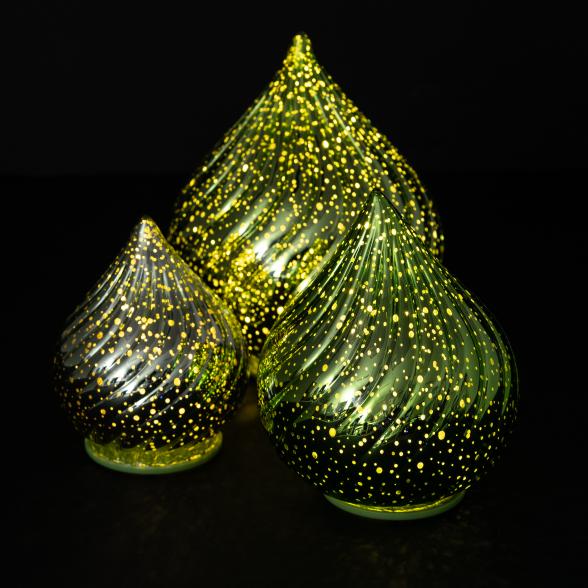 3er Set LED-Glastropfen grün - 113677200000 - 2 - 588px