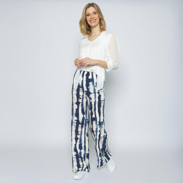 Perfectly JU Hose 'Stella' Culotte blau/weiß 36/38 - 113678700001 - 2 - 588px