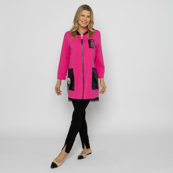 VANESSA STYLE Damen-Kapuzenjacke pink 48/50 (4) - 113686700004 - 2 - 588px