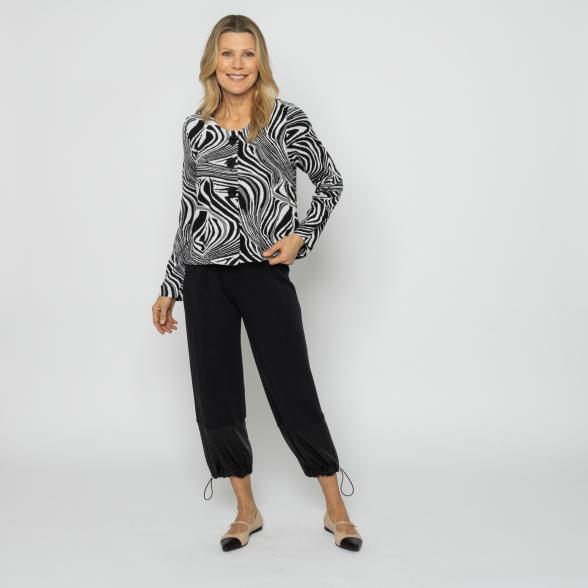 VANESSA STYLE Damen 7/8-Hose schwarz 48/50 (4) - 113687200004 - 2 - 588px