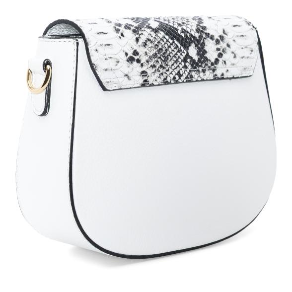 Luca Lorenzo Umhängetasche weiß & Schlangenmuster - 113690400000 - 2 - 588px