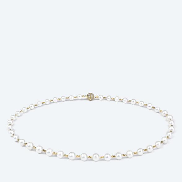 Collier Süßwasserzuchtperle rhodiniert - 113694200001 - 2 - 588px