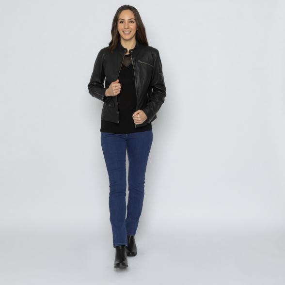 OTTO KERN Damen-Lederjacke schwarz 38 - 113705500001 - 2 - 588px