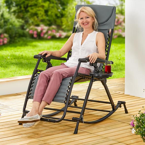 Variabler Schaukelstuhl grau - 113776500000 - 2 - 588px