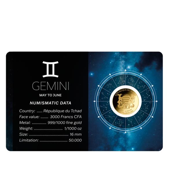 Coincard Sternzeichen "Zwillinge" - 113786000000 - 2 - 588px