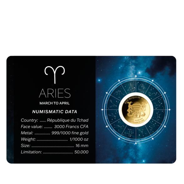 Coincard Sternzeichen "Widder" - 113786100000 - 2 - 588px