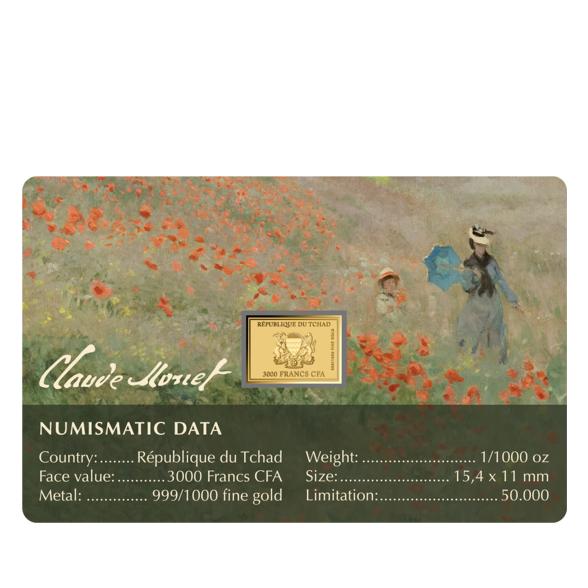 Coincard Chlaude Monet Poppy Field near Argenteuil - 113786700000 - 2 - 588px