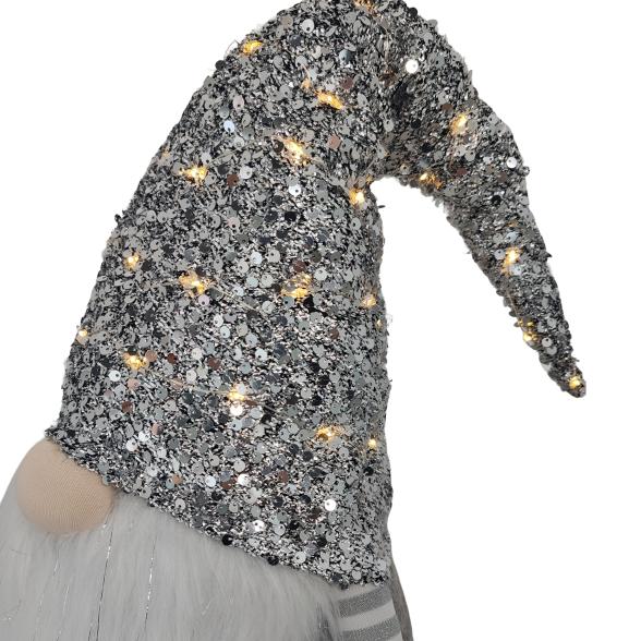 LED-Glitzerwichtel sitzend silber - 113848400000 - 2 - 588px