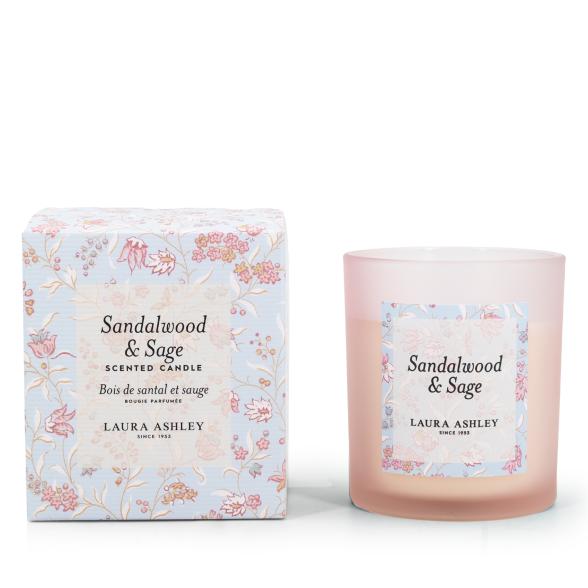 Laura Ashley Duftkerze 200g Sandalwood & Sage - 113857600000 - 2 - 588px
