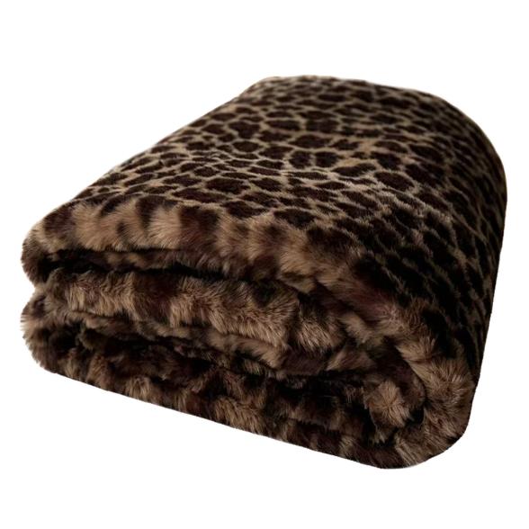 Felldecke Leopard dunkelbraun - 113870300000 - 2 - 588px