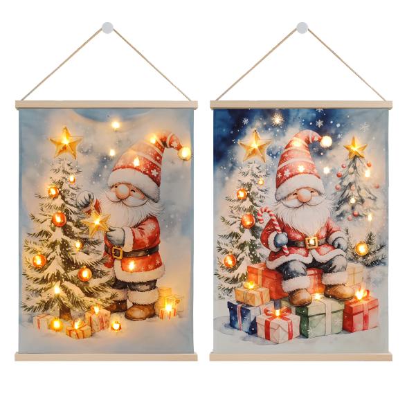 LED-Wandbild 2er Set Wichtel - 113878800000 - 2 - 588px