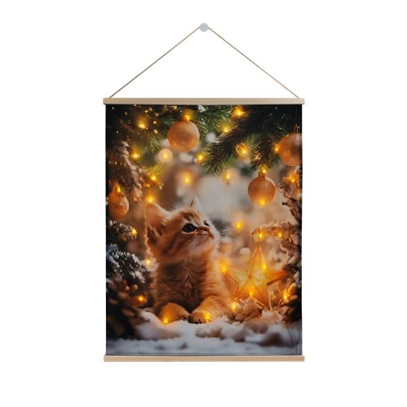 LED-Wandbild Katze mit Stern - 113879200000 - 2 - 588px