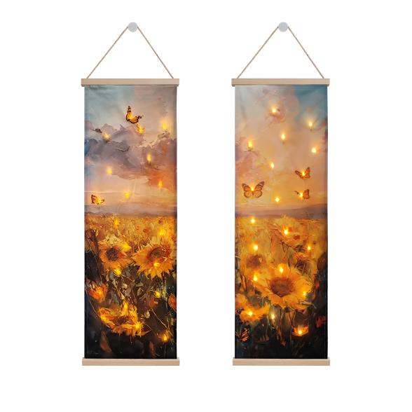 LED-Wandbild 2er Set  Sonnenblumen - 113879400000 - 2 - 588px