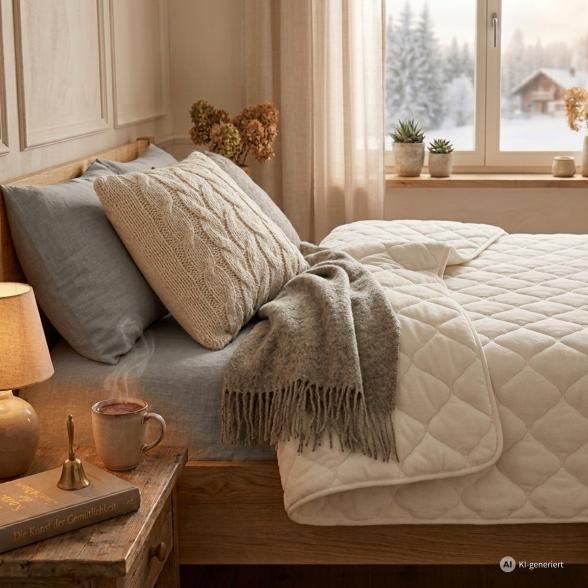 Sherpa-Lammfelloptik Bettdecke 135x200cm - 113906400000 - 2 - 588px