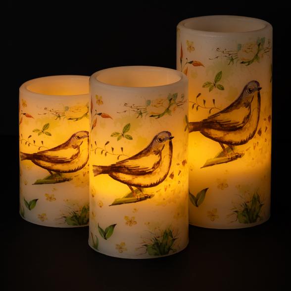 LED-Kerzen mit Vogelmotiv - 113933600000 - 2 - 588px