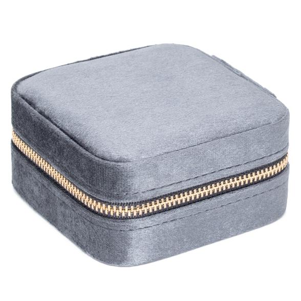 Samt Schmuck/Reise-Etui grau - 113947800000 - 2 - 588px