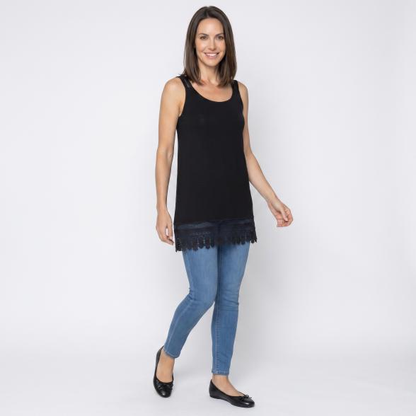 Jeannie Damen-Top mit Spitze schwarz 36/38 - 113965000001 - 2 - 588px