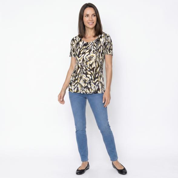 Jeannie Damen-Plissee-Shirt multicolor - 113967900000 - 2 - 588px