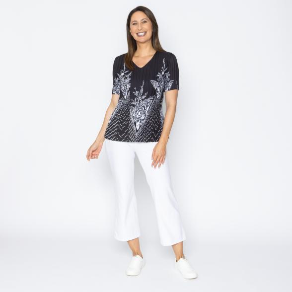 Jeannie Damen-Plissee Shirt floral - 113968100000 - 2 - 588px
