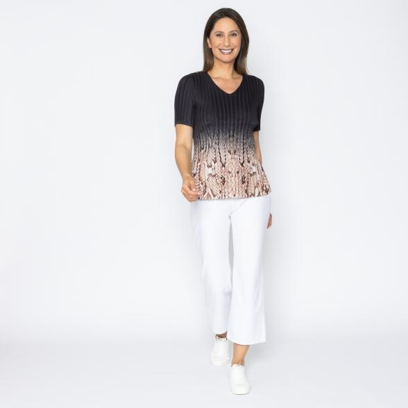 Jeannie Damen-Plissee Shirt Snake Verlauf - 113968200000 - 2 - 588px
