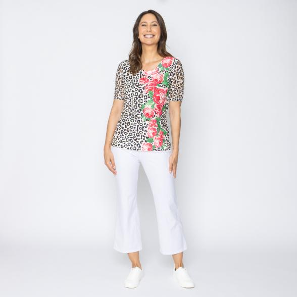 BRILLIANTSHIRTS Damen-Shirt Leo and Roses 36/38 - 113981300001 - 2 - 588px