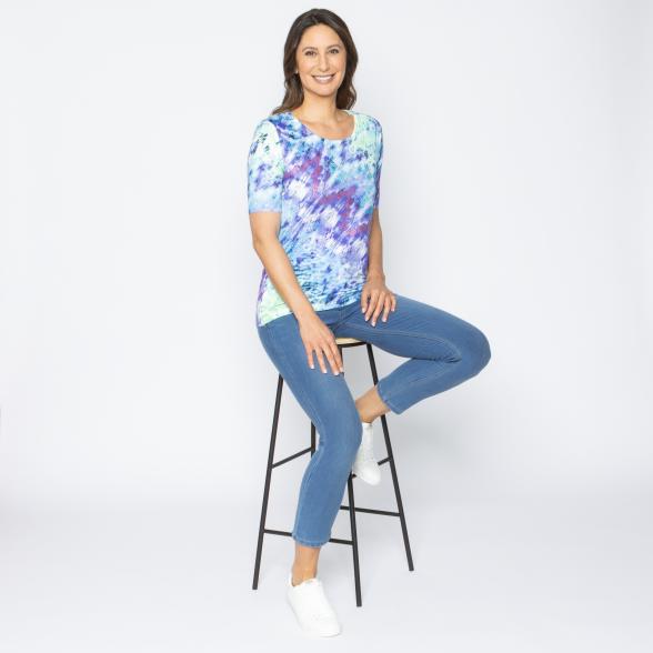 BRILLIANTSHIRTS Damen-Shirt Grafisch multicolor 36/38 - 113982600001 - 2 - 588px
