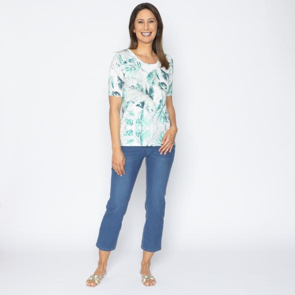 BRILLIANTSHIRTS Damen-Shirt Palmen 36/38 - 113983800001 - 2 - 588px