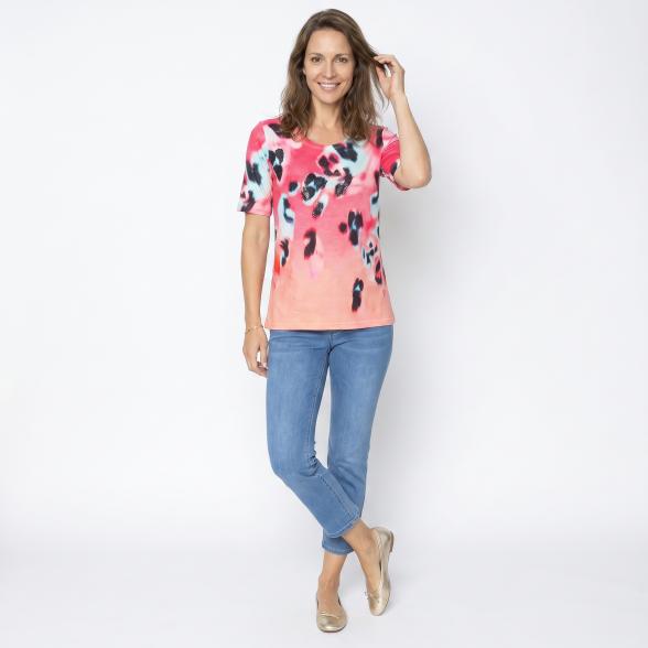 BRILLIANTSHIRTS Damen-Shirt Leoflecken multicolor 48/50 - 113987900004 - 2 - 588px