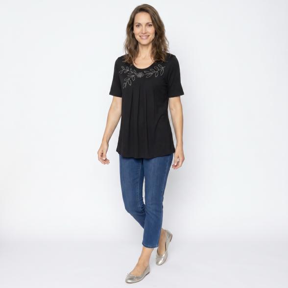 BRILLIANTSHIRTS Damen-Longshirt Strass 36/38 - 113988500001 - 2 - 588px