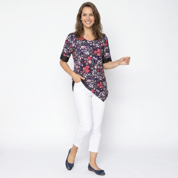 BRILLIANTSHIRTS Damen-Longshirt Mille Fleure 48/50 - 113988900004 - 2 - 588px